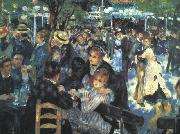 Pierre Renoir The Ball at the Moulin  de la Galette oil painting artist